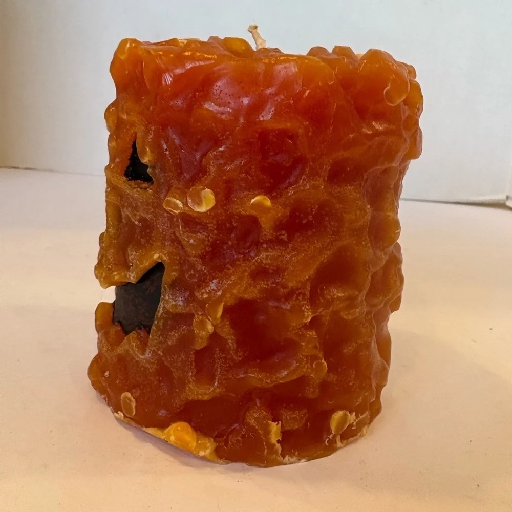 Jack-o-Lantern Pumpkin Orange Halloween decorative candle